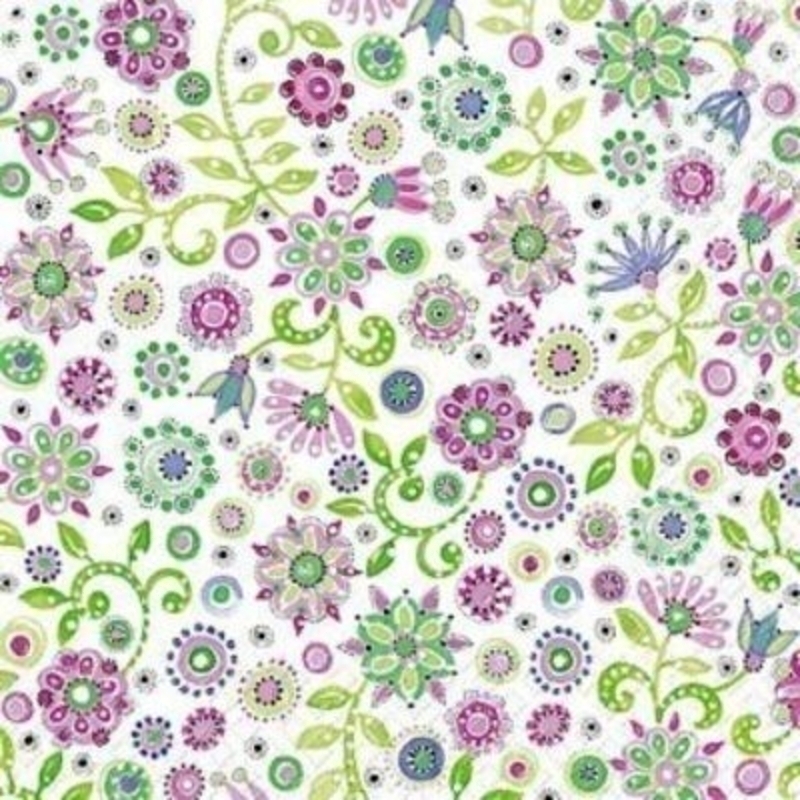Small Floral Tammie Napkin By Stewo